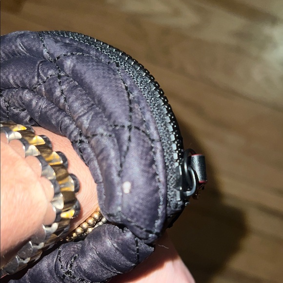 Mz Wallace Black Quilted Wristlet Pouch - Picture 7 of 9